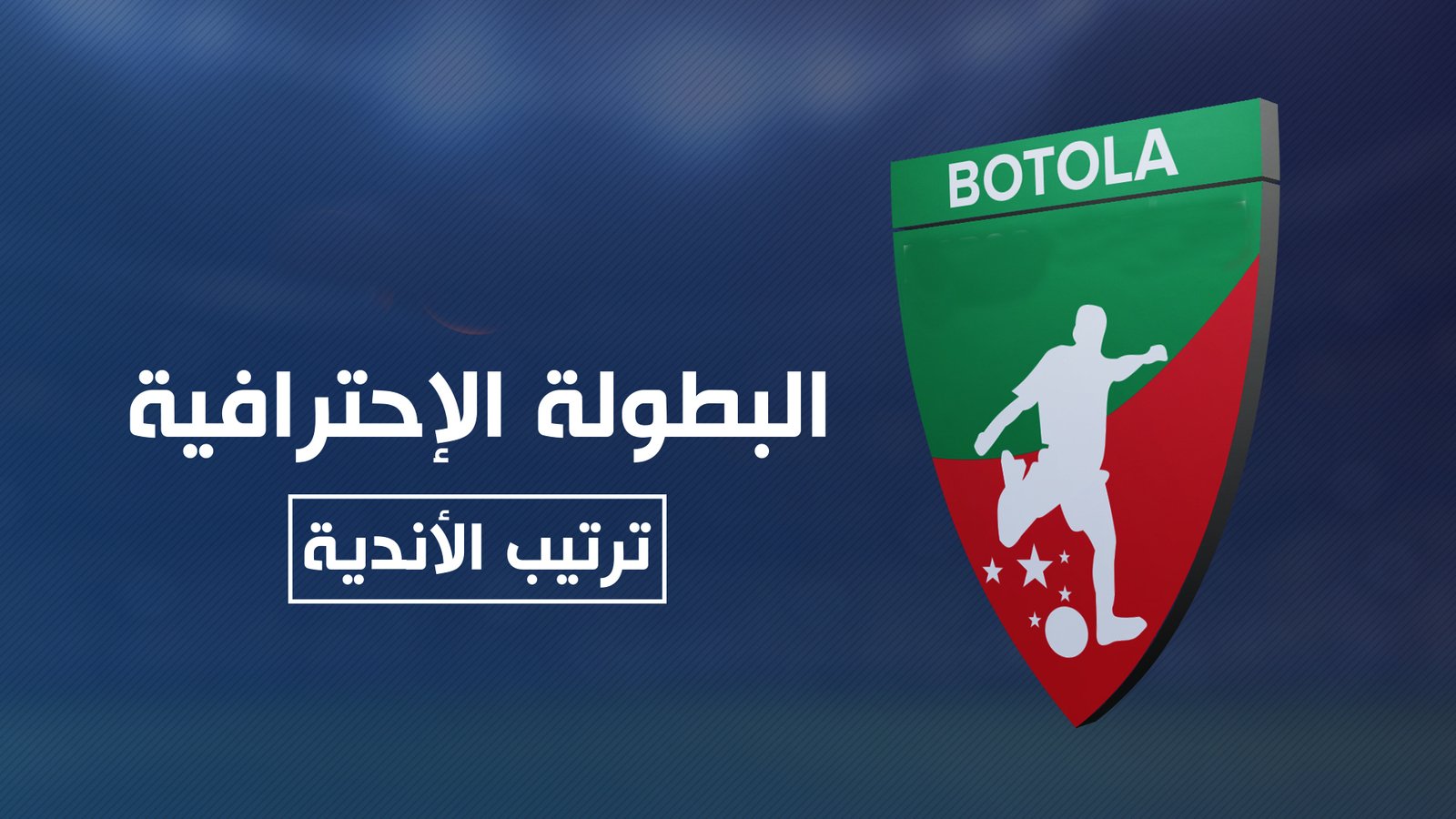 ترتيب الفرق في البطولة الوطنية الاحترافية  ”الدورة 11”