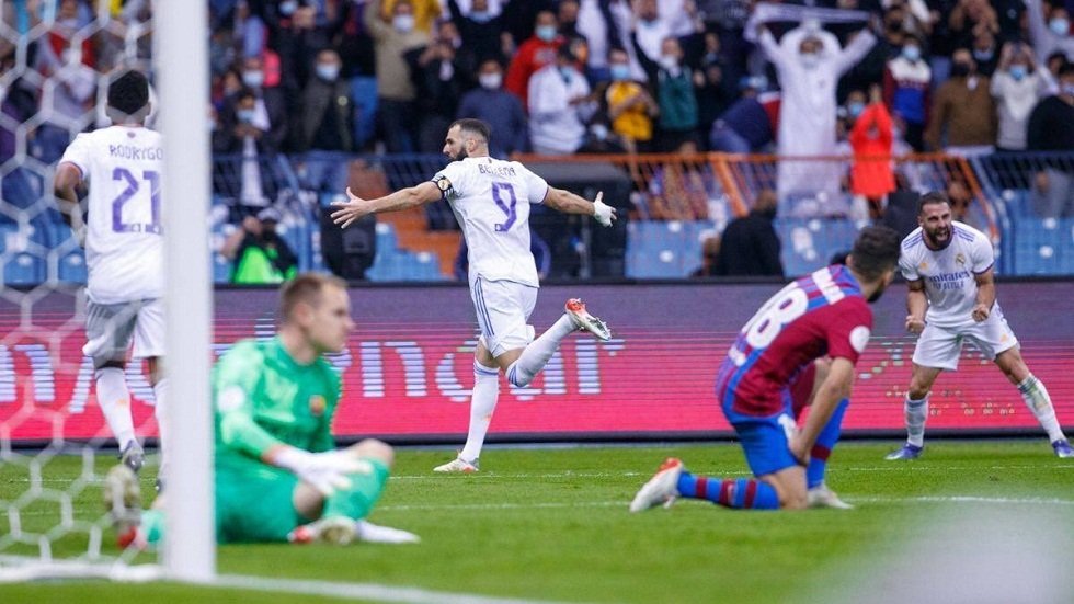 ريال مدريد يقصي برشلونة من كأس السوبر الإسباني