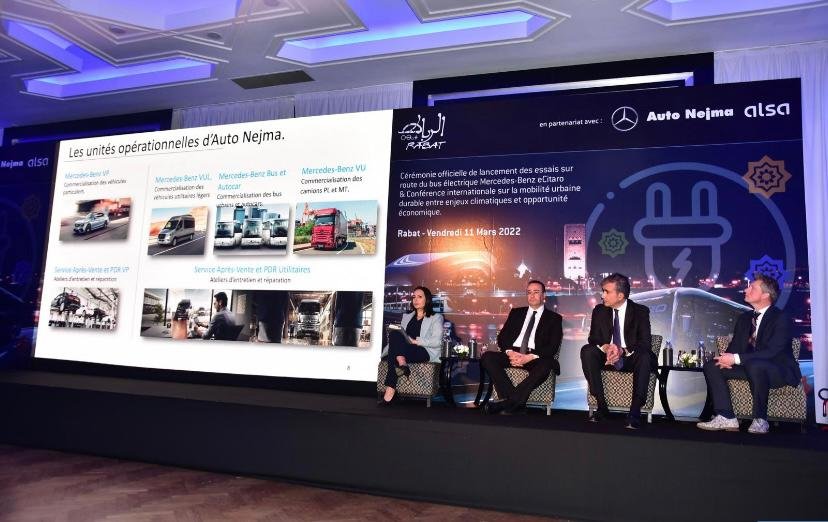 الرباط مدينة الأنوار : إطلاق عملية تجريبية لاختبار حافلة حضرية كهربائية