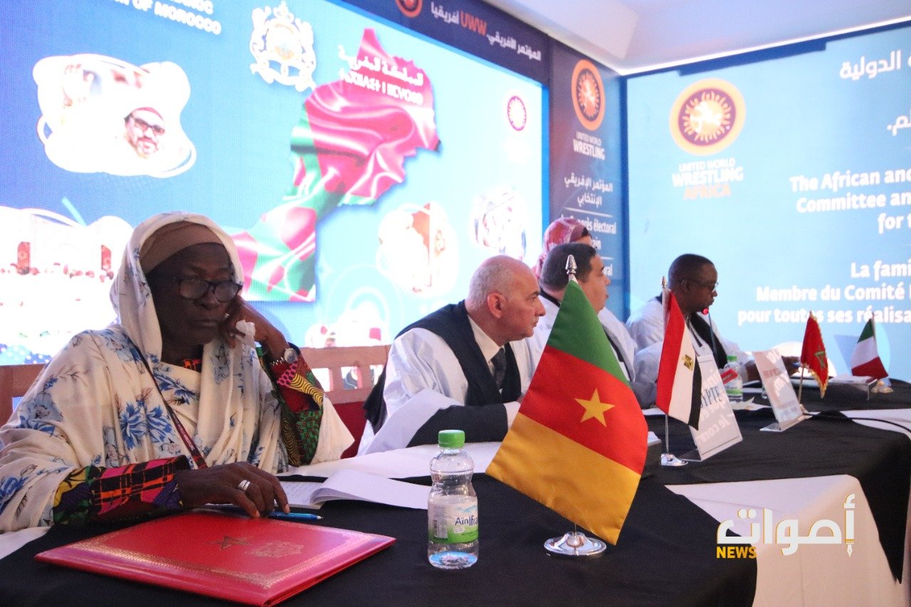 بالصور ..المصارعة الإفريقية والعالمية تُحيي عضو اللجنة الأولمبية الدولية ورئيس الاتحاد الدولي للمصارعة