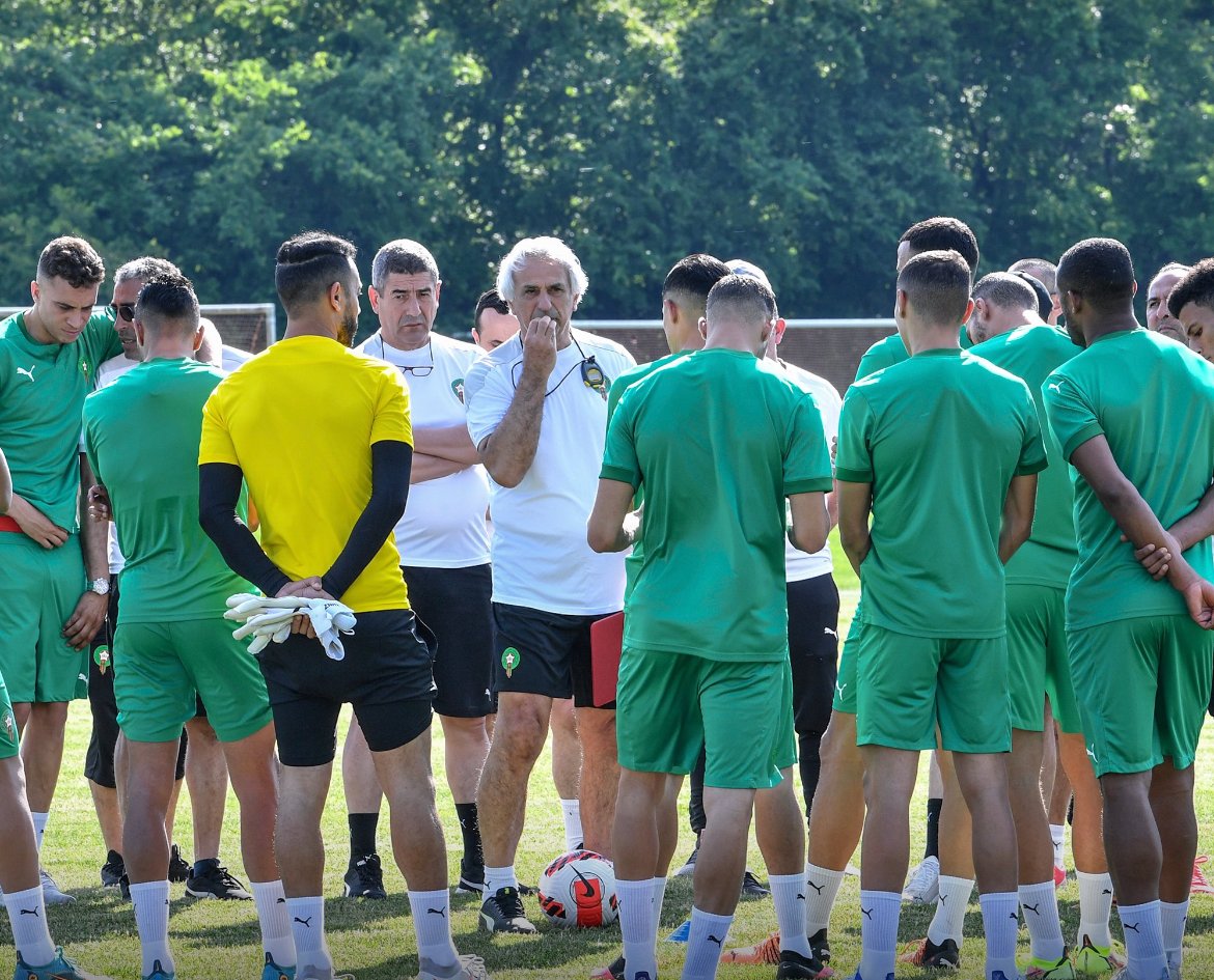 إجراء أول حصة تدريبية للأسود في سينسيناتي قبل مواجهة أمريكا