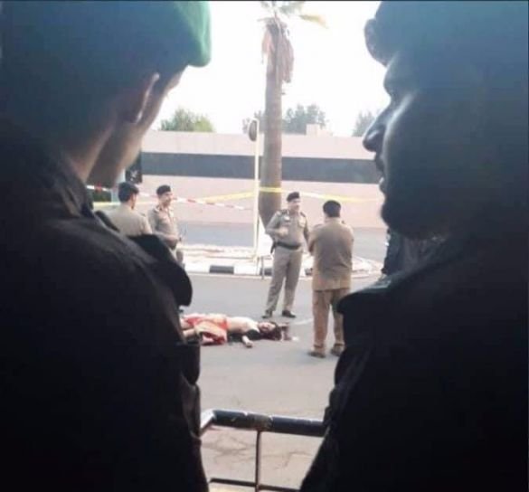 صورة. ثلاثة قتلى في محاولة اقتحام القصر الملكي بجدة