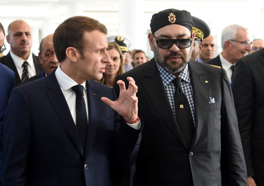 الملك يهنئ الرئيس ماكرون بمناسبة احتلال المنتخب الفرنسي للمركز الثاني في مونديال 2022