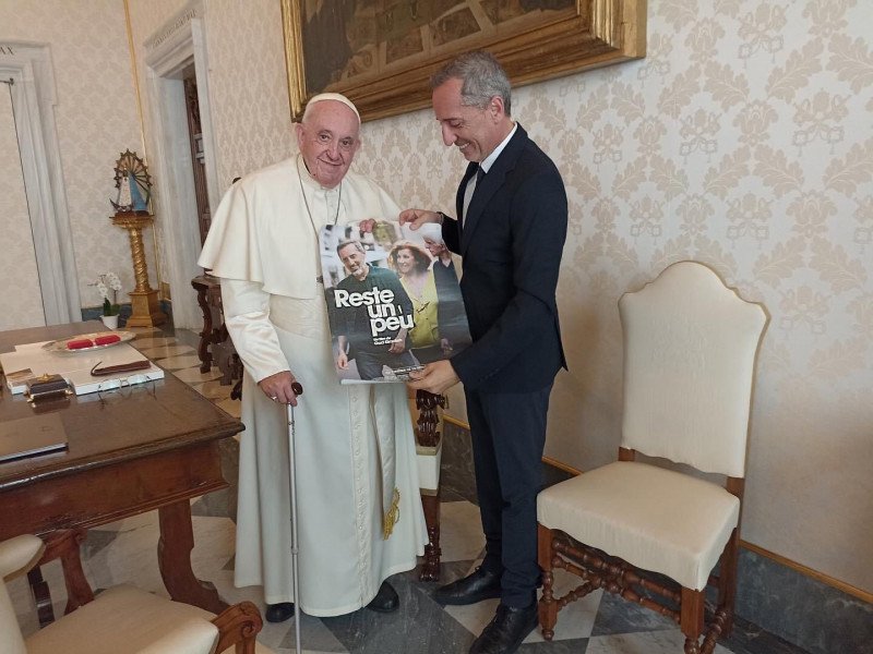 جاد المالح .. ضيفا على البابا فرنسيس في الفاتيكان