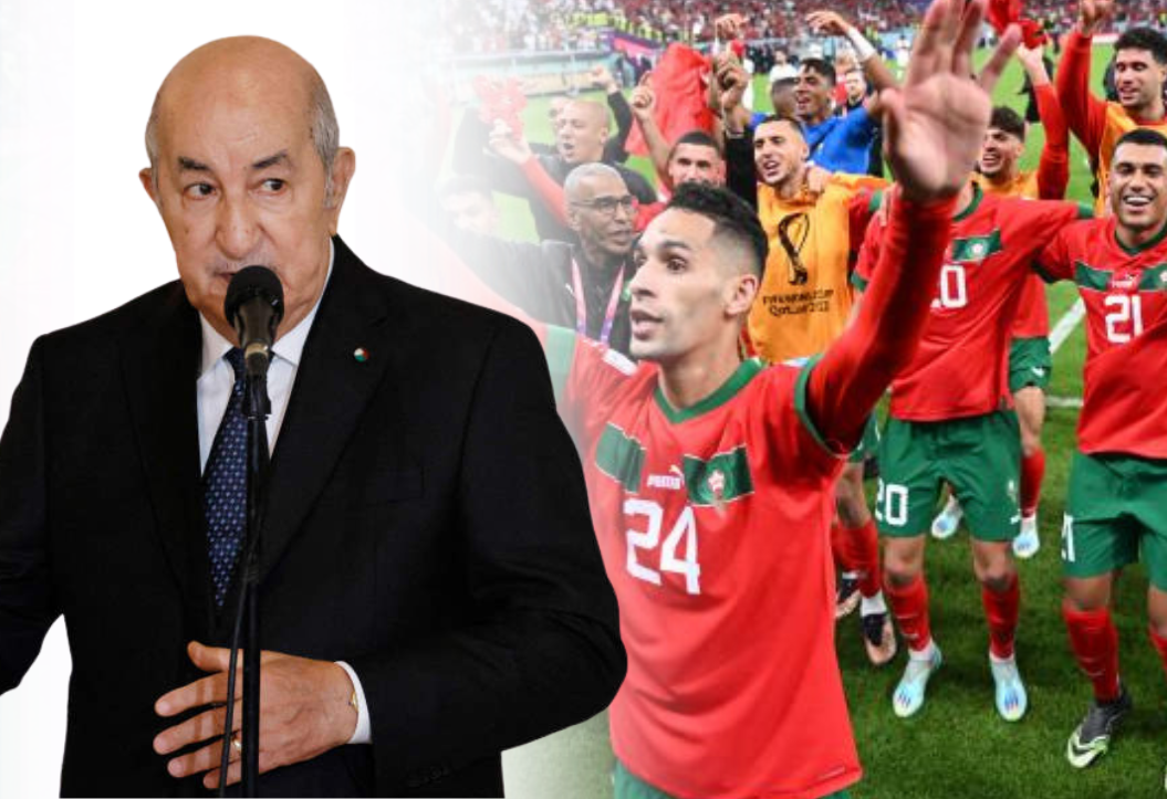 تبون يشيد بتألق أسود الأطلس ..والأزمة مع المغرب مستمرة .