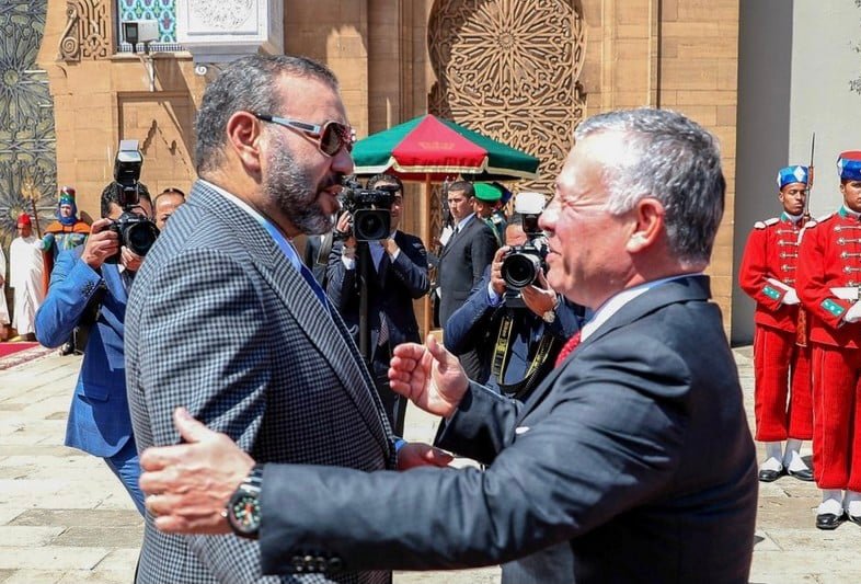 الملك محمد السادس يهنئ عاهل الأردن