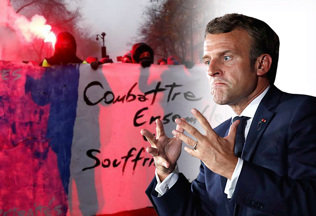 جبهة نقابية موحدة ورفض شعبي واسع.. إضرابات ضخمة تشل فرنسا احتجاجا على خطة ماكرون