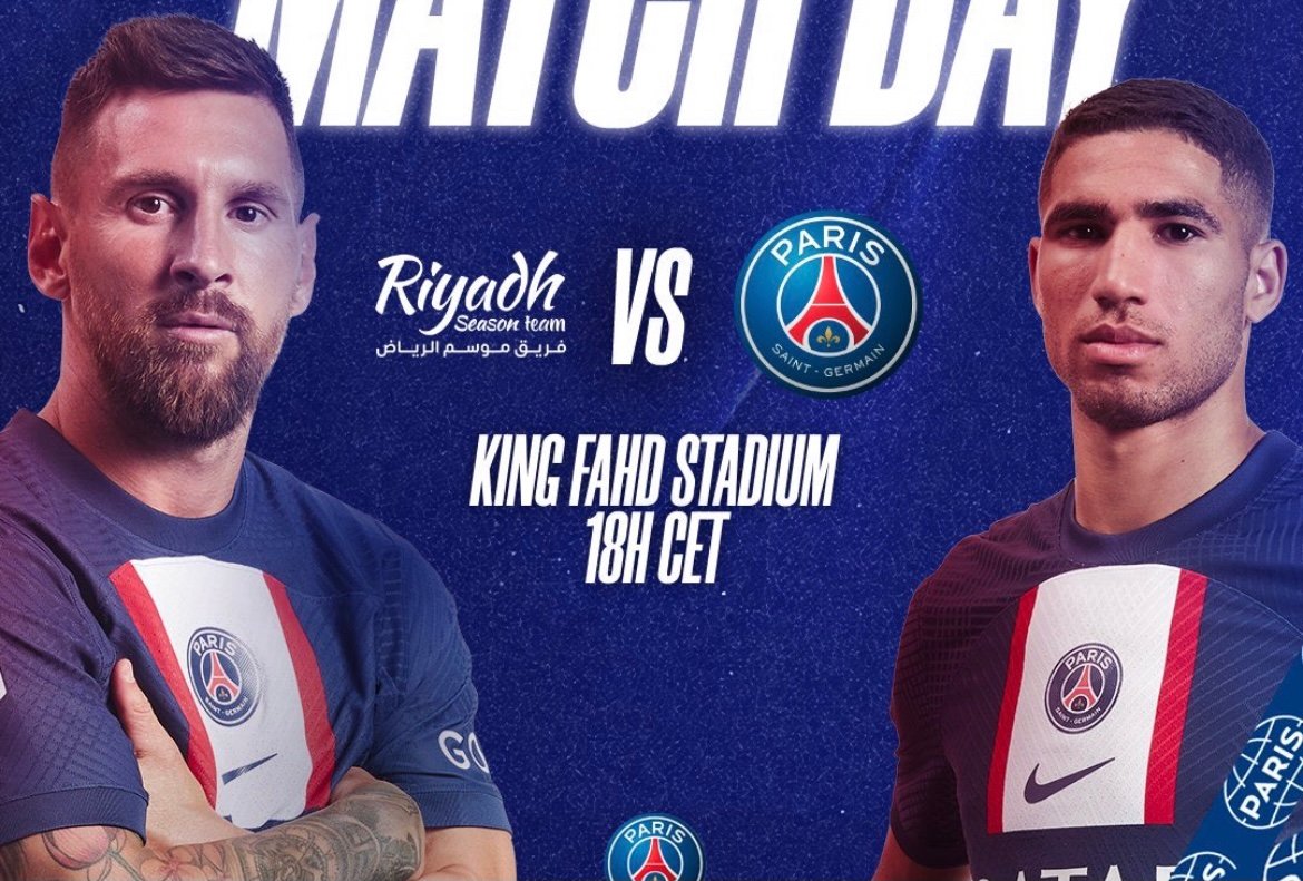 حكيمي يقود التشكيلة المتوقعة لباريس سان جيرمان أمام فريق موسم الرياض