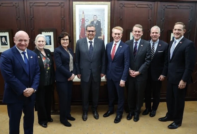 أخنوش يتباحث مع أعضاء بالكونغرس الأمريكي