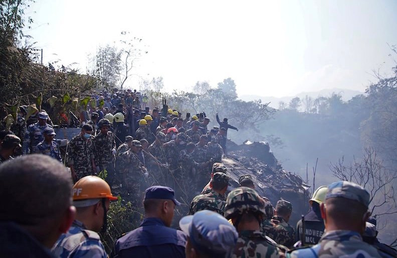 حصيلة تحطم طائرة نيبال ترتفع إلى 67 قتيلا