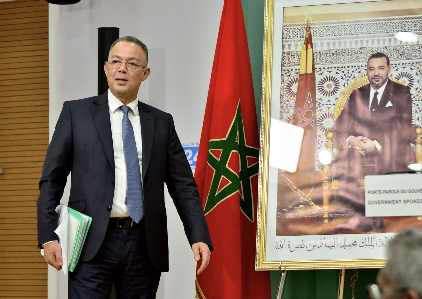 لقجع يتلقى تهنئة من وزير الشباب والرياضة المصري