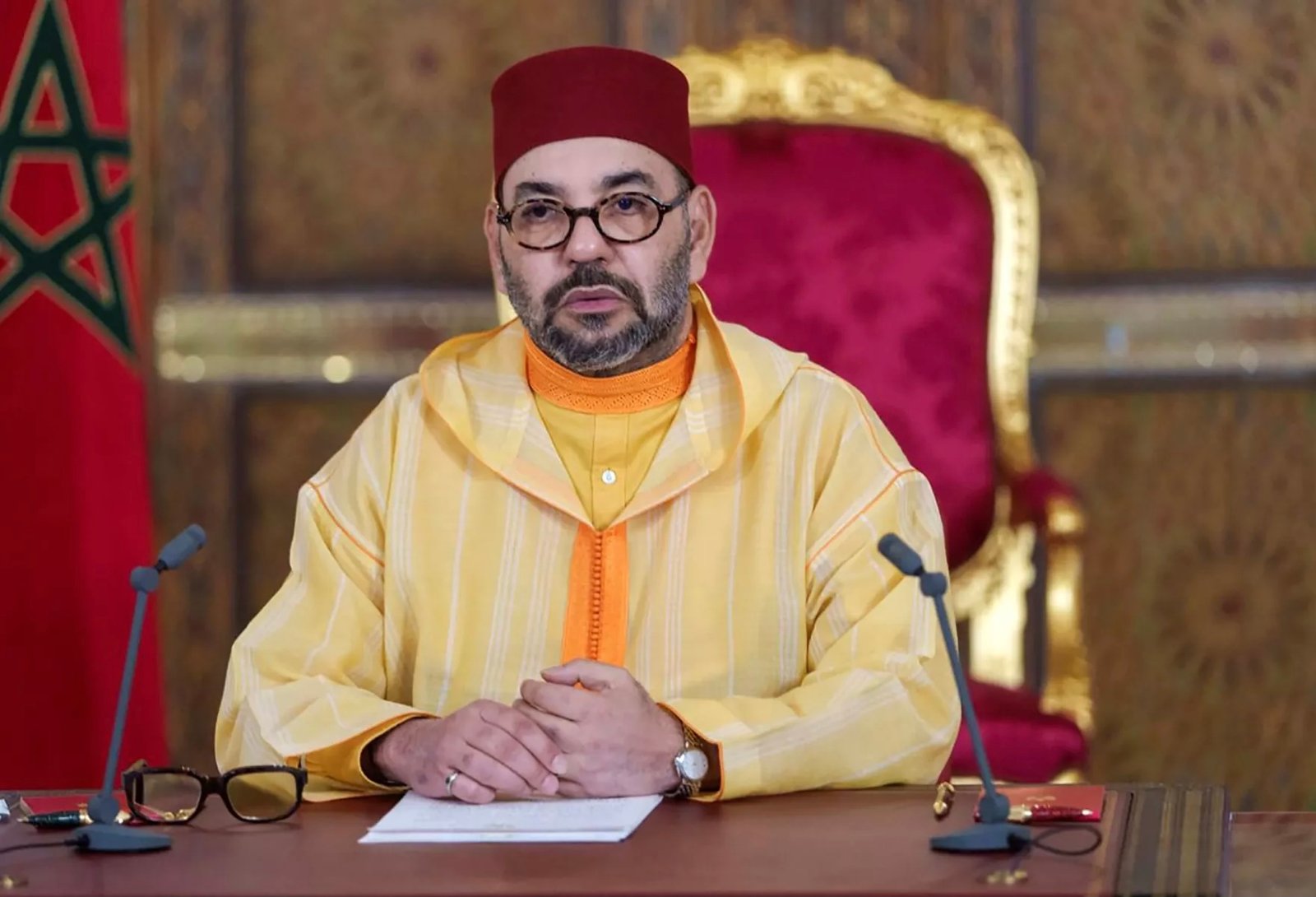 برقية تعزية ومواساة من جلالة الملك إلى رئيس دولة الإمارات