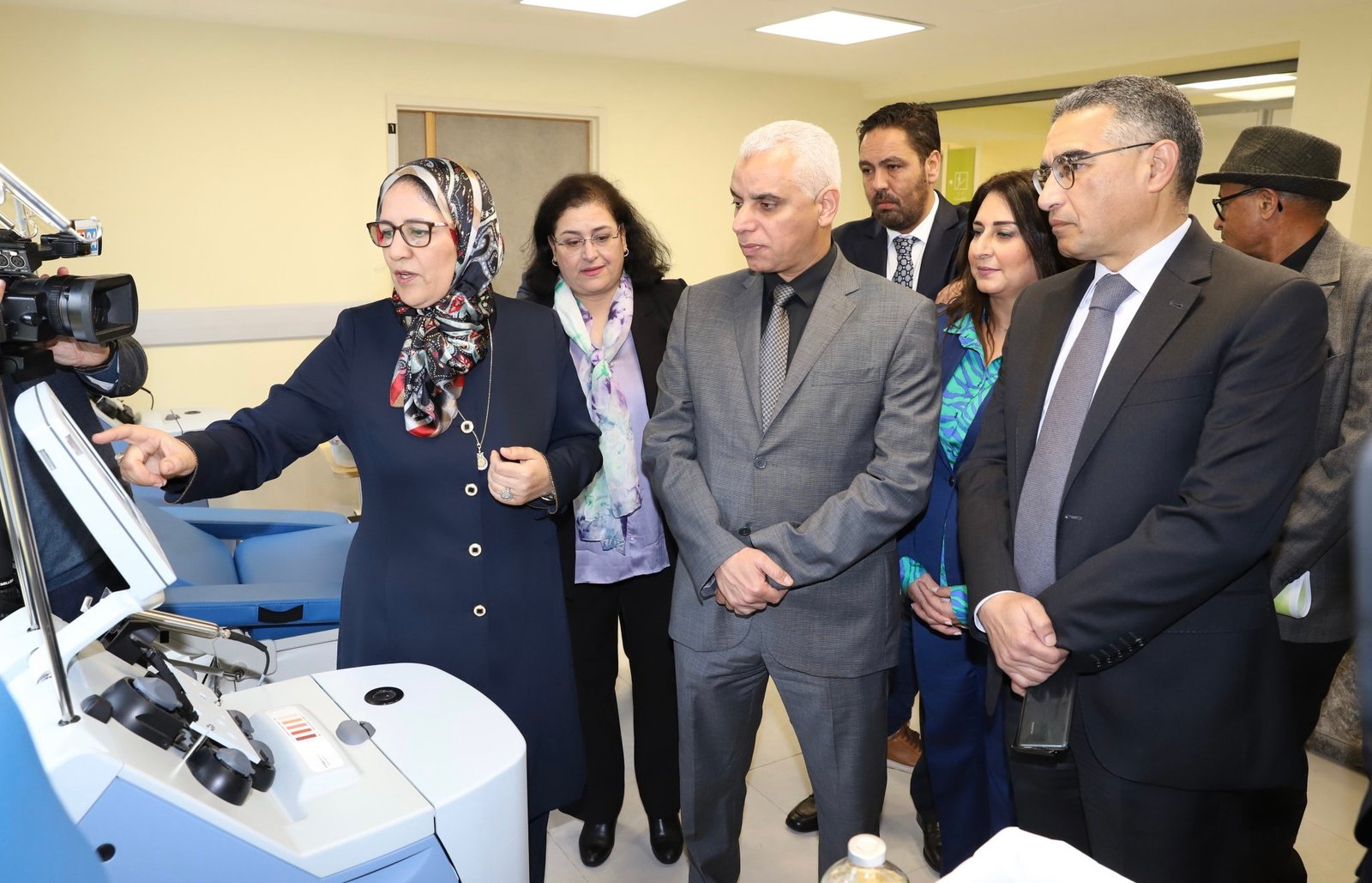 ٱيت الطالب يعطي انطلاقة خدمات ملحق المركز الوطني لتحاقن ومبحث الدم بمستشفى مولاي يوسف بالرباط ويتفقد مرافق خاصة بخدمات القرب