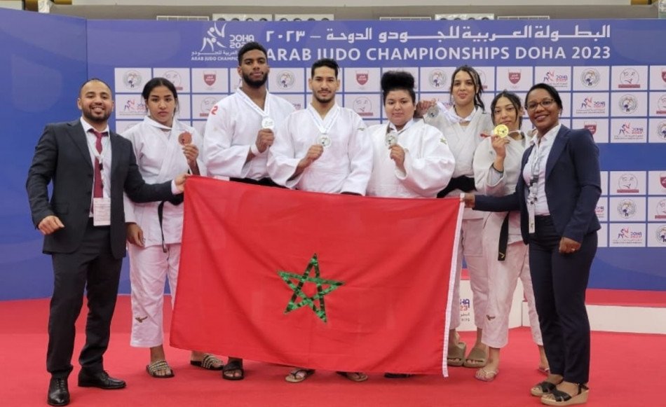 9 ميداليات للمغرب في البطولة العربية للجيدو