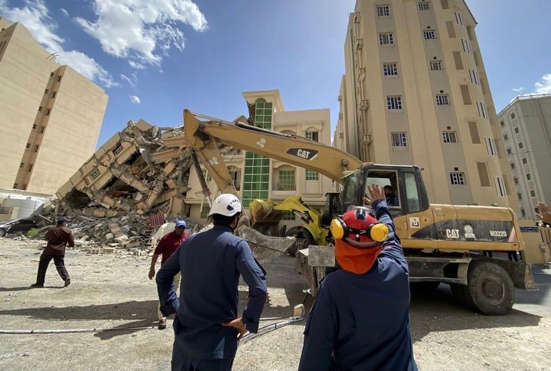 مصرع مواطن مغربي في انهيار مبنى بقطر