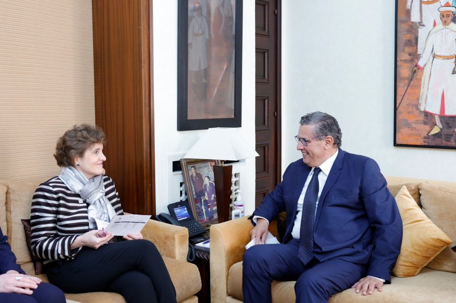 رئيس الحكومة يستقبل الرئيسة المديرة العامة لهيئة تحدي الألفية