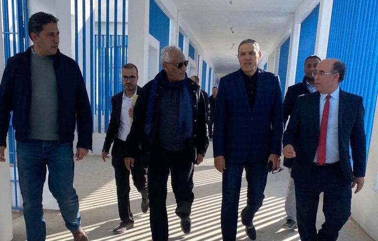 العيون ..عبد السلام بكرات والمندوب العام لادارة السجون يتفقدان المؤسسة السجنية الجديدة شمال المدينة