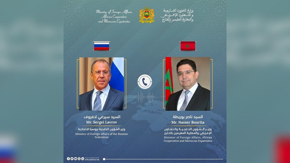 ناصر بوريطة يجري مباحثات مع نظيره الروسي