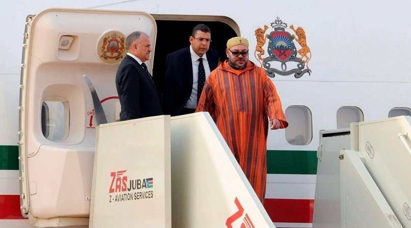 الملك محمد السادس يعود لأرض الوطن