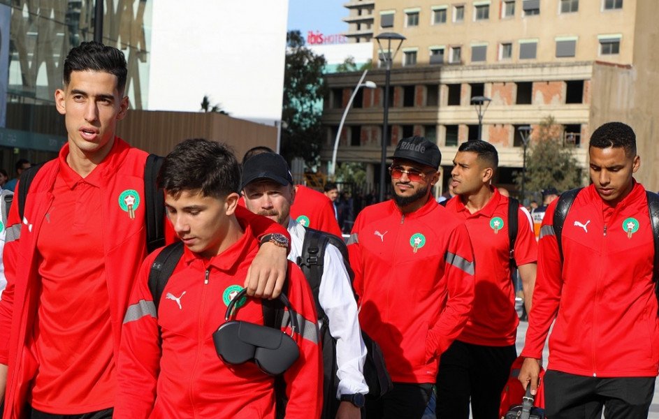 بعثة المنتخب المغربي تزور حضانة للأطفال بطنجة