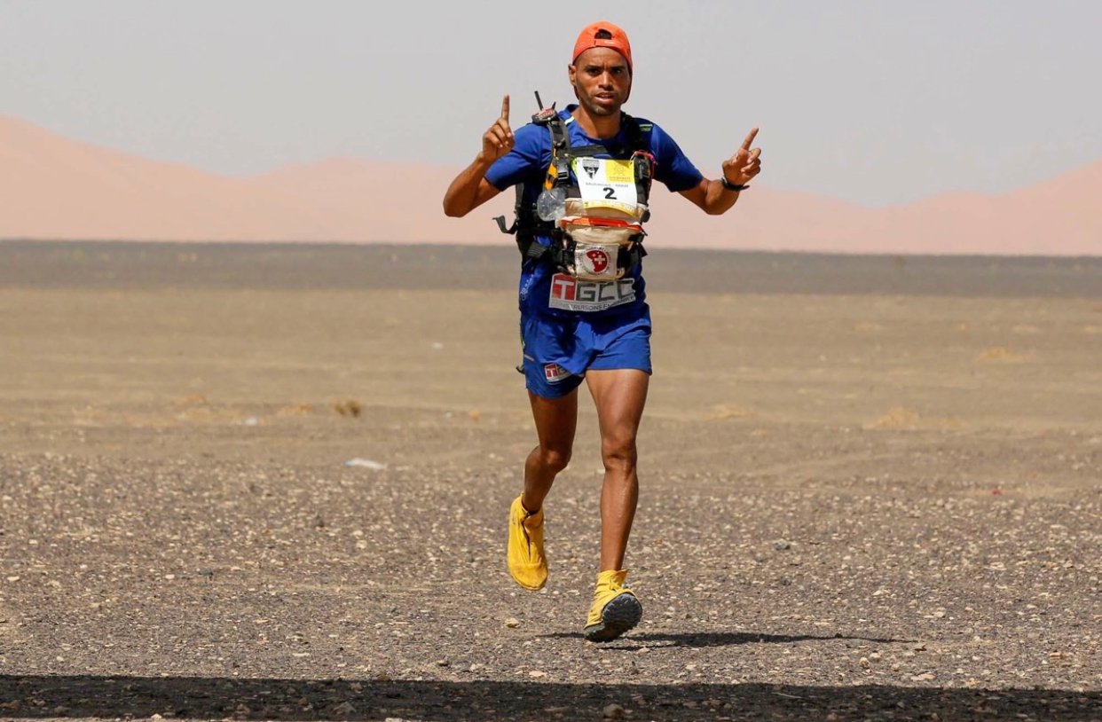 ماراطون الرمال: مرحلة 90 كلم تزكي تفوق محمد المرابطي