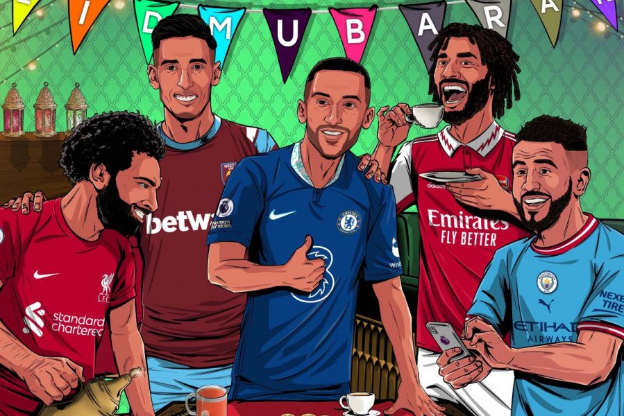 بريمرليغ تجمع زياش وأكرد في تهنئة العيد