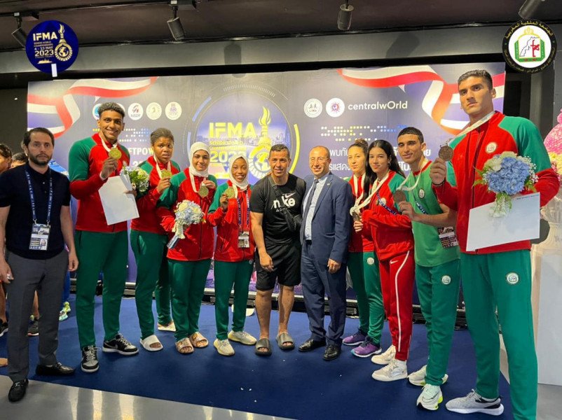 10 ميداليات للمغرب في بطولة العالم في مواي طاي