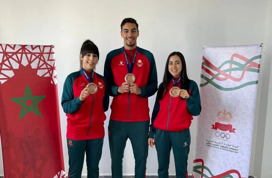 عشر ميداليات للمغرب في بطولة الكراطي المتوسطية