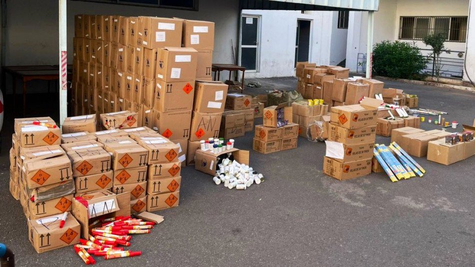 أمن البيضاء يحجز كمية كبيرة من المفرقعات والشهب النارية