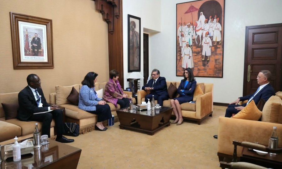 أخنوش يتباحث سبل تعزيز التعاون مع المديرة العامة لـFMI