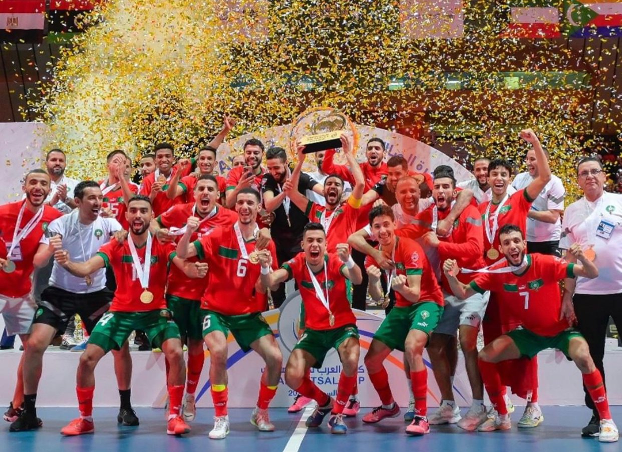 المنتخب المغربي لـ”الفوتسال” يحقق فوزه الثالث على التوالي في كأس العرب