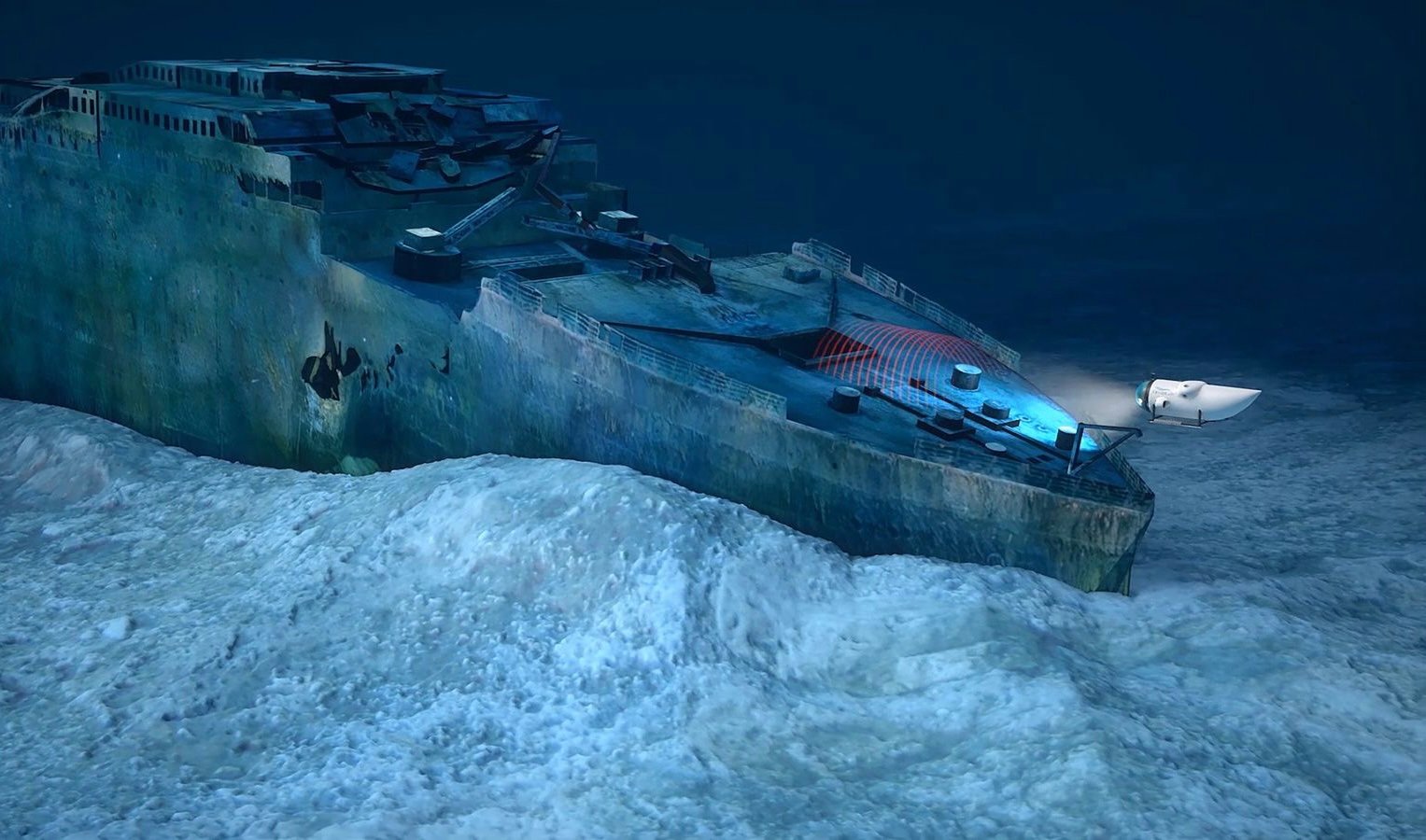 فرق البحث تسابق الزمن للعثور على غواصة تزور حطام تايتانيك