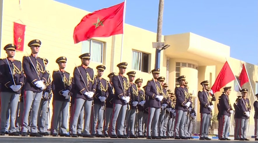 حفل تخرج فوجين جديدين من الضباط بالأكاديمية الملكية العسكرية بمكناس