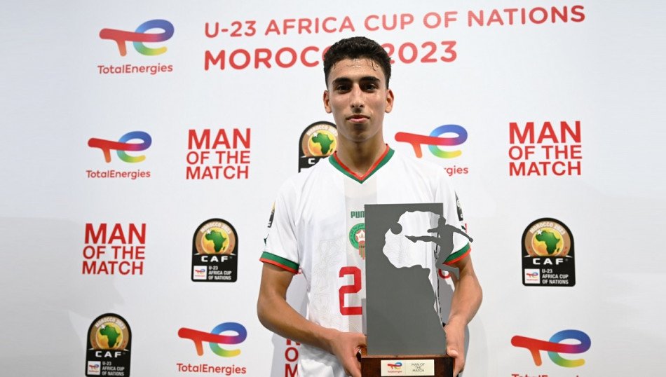 يونس الإدريسي أفضل لاعب أمام الكونغو