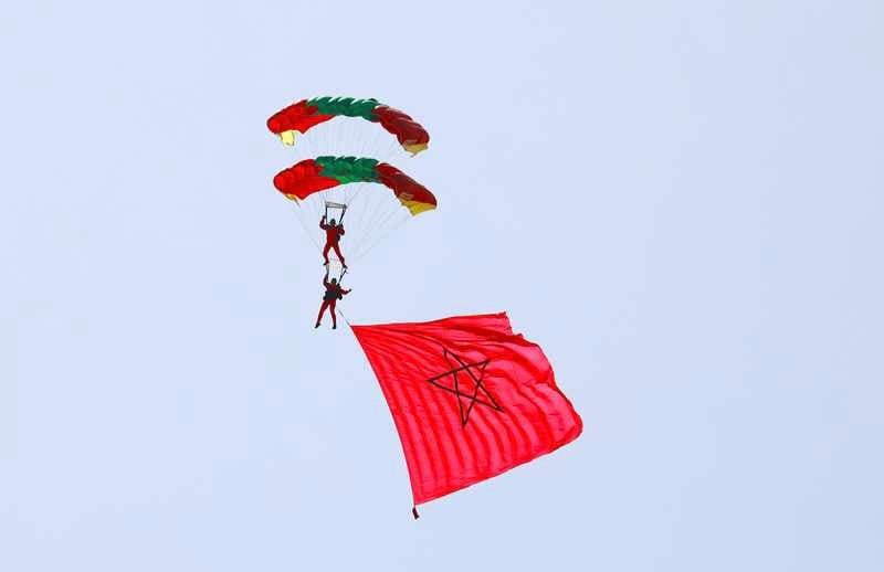 عروض بهلوانية في سماء نهر أبي رقراق