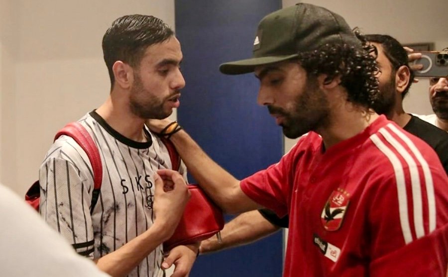 رابطة الأندية المصرية تقرر إيقاف الشحات بعد اعتدائه على الشيبي