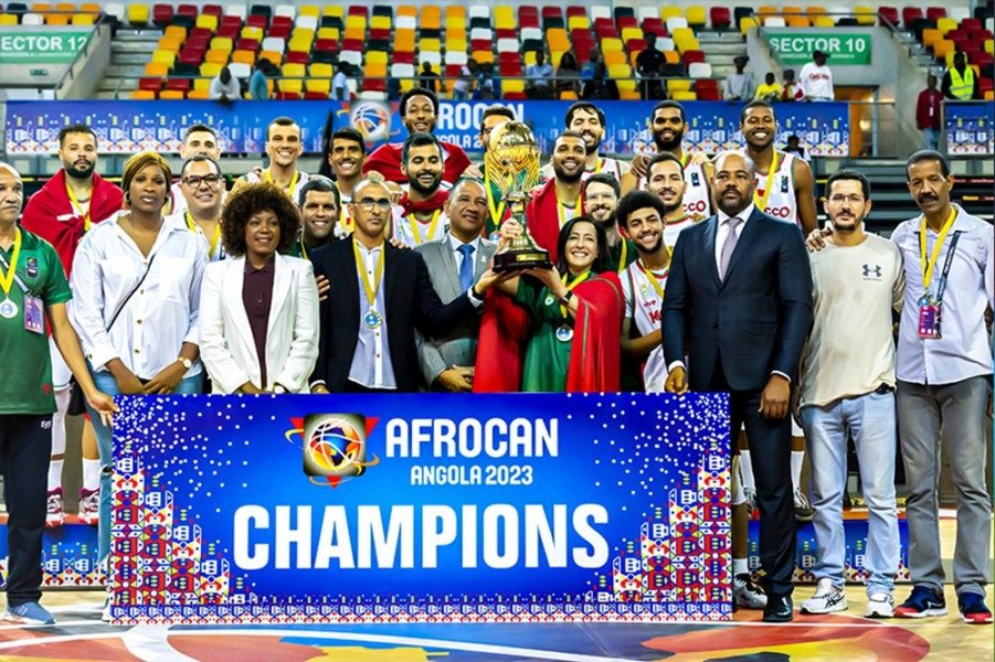 حفل استقبال على شرف أبطال إفريقيا لكرة السلة