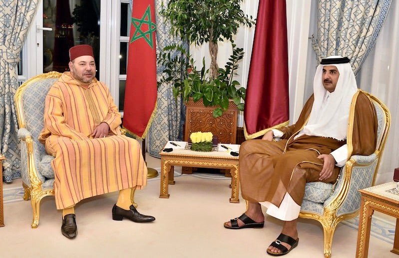 الملك محمد السادس يعزي أمير قطر