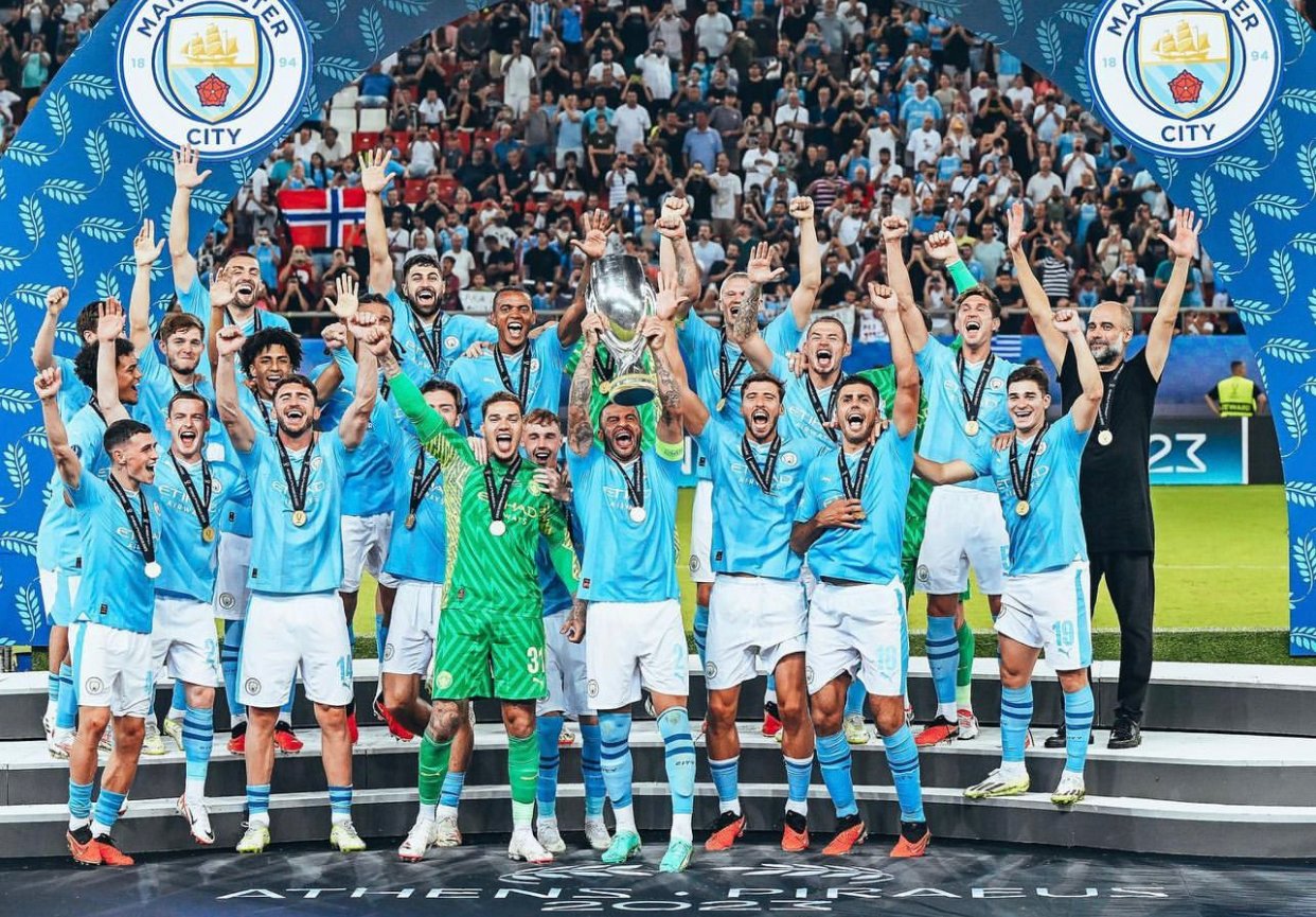 السيتي يتوج بلقب كأس السوبر الأوروبي