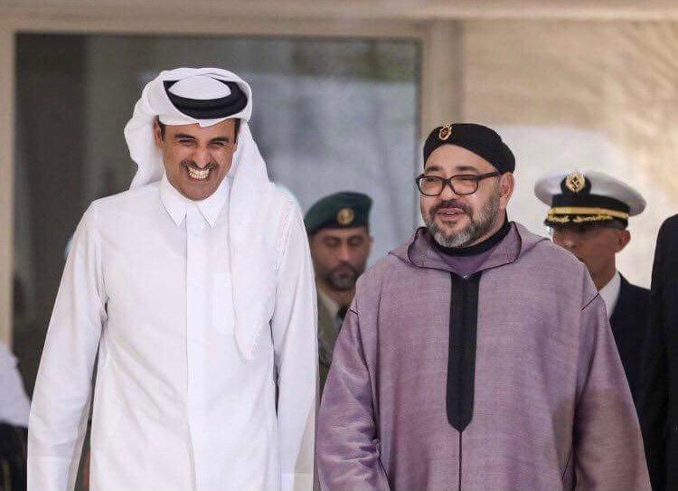 الملك يبعث رسالة خطية إلى أمير دولة قطر