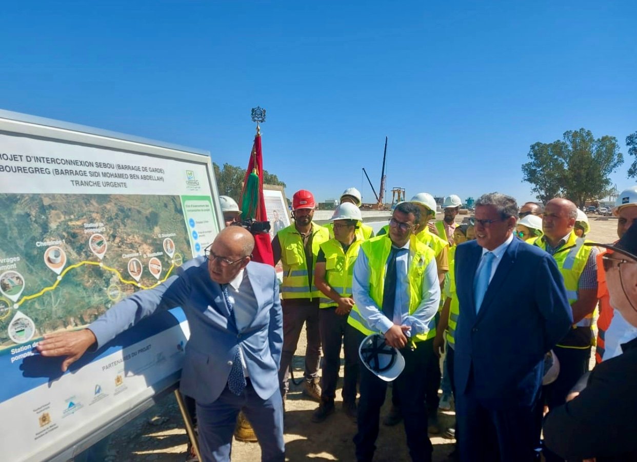 أخنوش : الربط المائي بين سبو وأبي رقراق مشروع ملكي ضخم