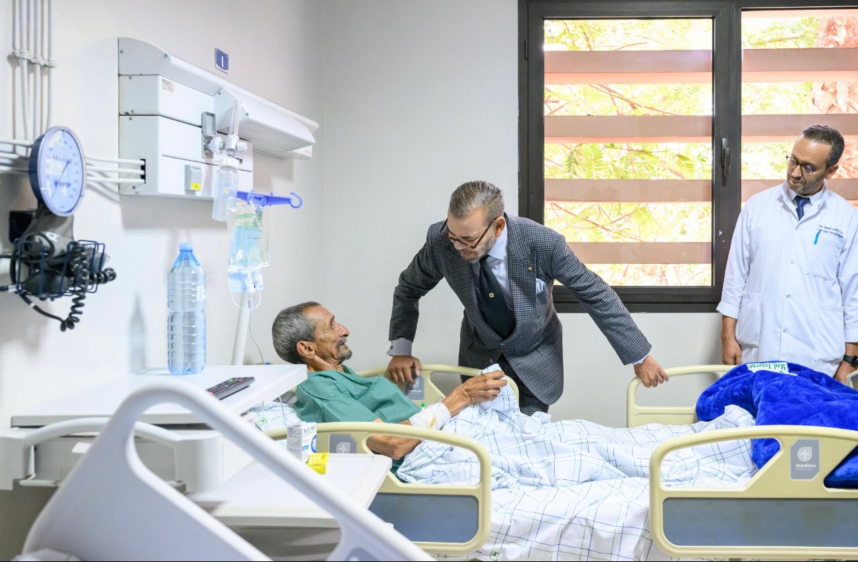 مصابون في الزلزال يعبرون عن عظيم امتنانهم لجلالة الملك