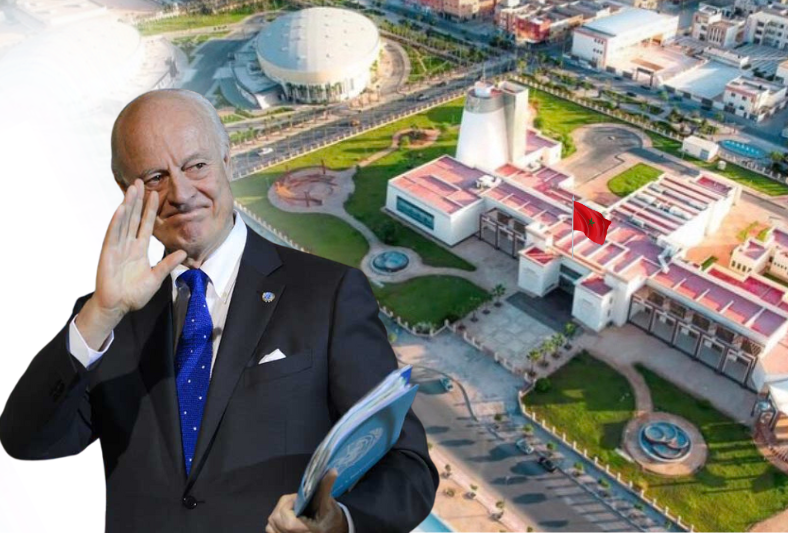 رفقة الوالي بكرات وعمر هلال ..المبعوث الأممي يكتشف الأوراش الملكية الضخمة بمدينة العيون ..و يبدي إعجابه بالمستوى التنموي بالأقاليم الجنوبية للملكة