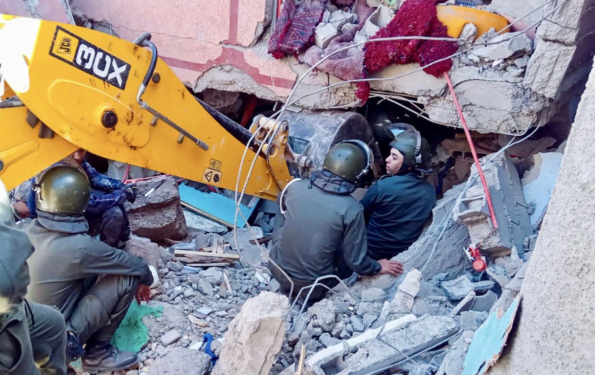 ارتفاع حصيلة ضحايا زلزال الحوز الى 2012 وفاة و2059 جريحا