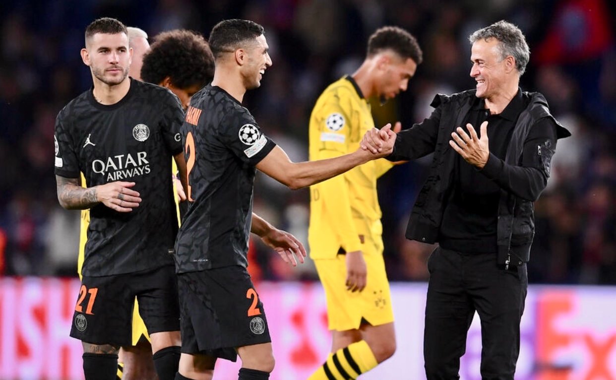 إنريكي يتغنى بأشرف حكيمي بعد تألقه في “الكلاسيكو”