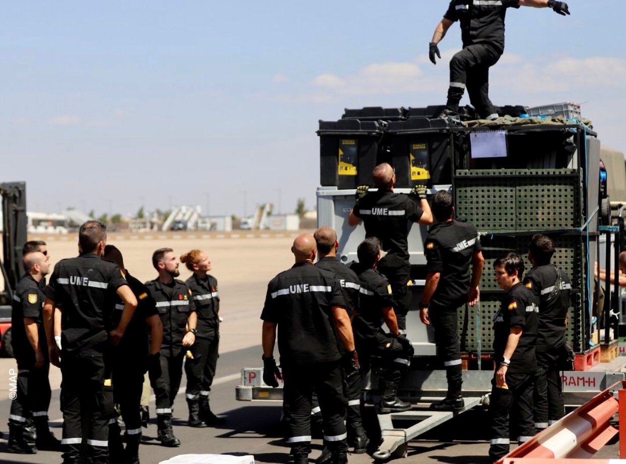 إسبانيا تدعم جهود البحث والإنقاذ بخمس فرق جديدة