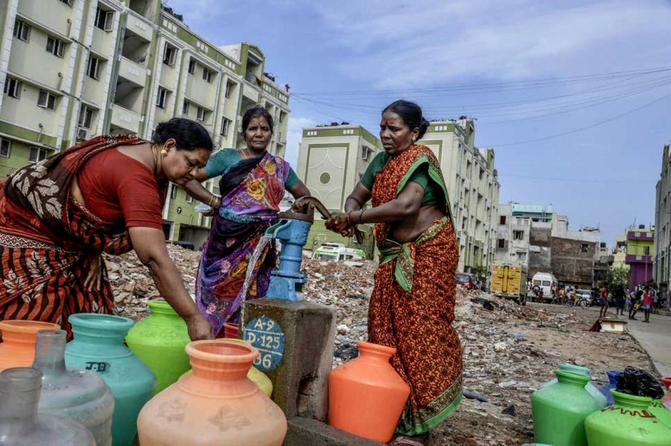 الهند تسجل درجات حرارة وجفاف قياسية