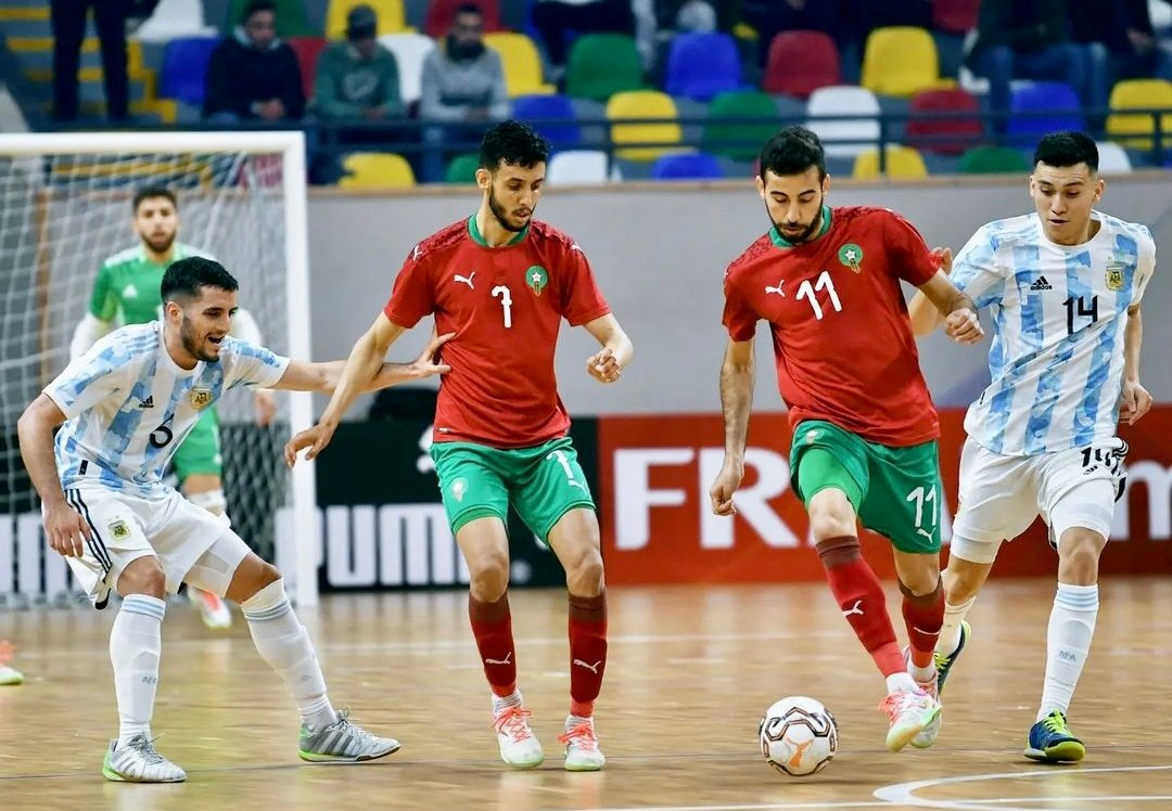 المنتخب المغربي للفوتسال يحقق فوزًا كبيرًا على نظيره الأرجنتيني