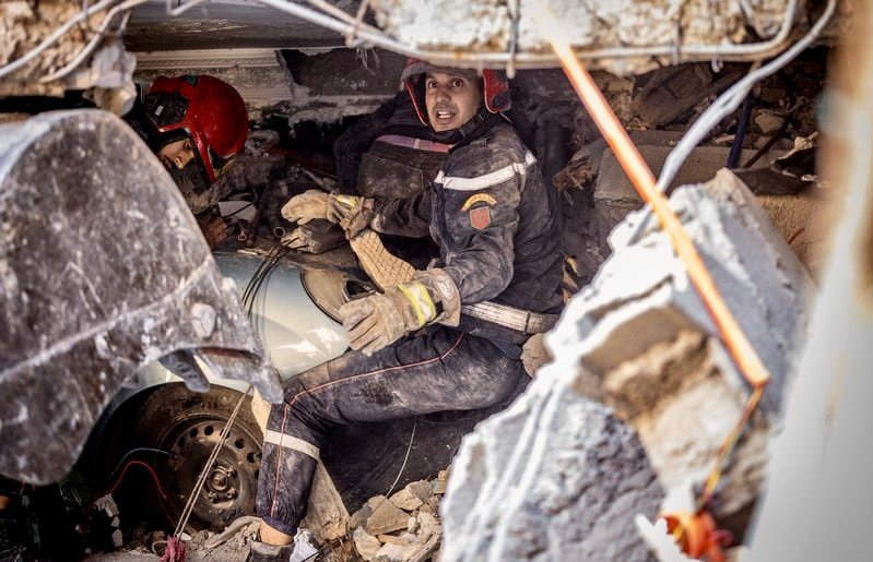 إسبانيا تدعم المغرب ..فرق الدعم والاإنقاد تصل مراكش