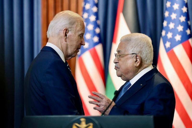 بايدن يؤكد لعباس على “حق تقرير المصير” للفلسطينيين